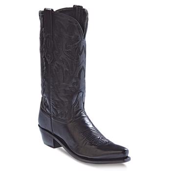 Old West Mens Fashion Boots - Elmo - Black Str. 44